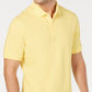 Club Room Men's Classic Fit Performance Stretch Polo Yellow Size Large