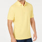 Club Room Men's Classic Fit Performance Stretch Polo Yellow Size Large