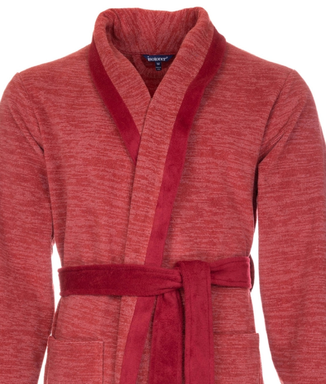 Isotoner Signature Men's Robes Red Size Medium