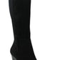 Charles By Charles David Women's Energy Wedge Knee High Boot Black Size 5.5 M