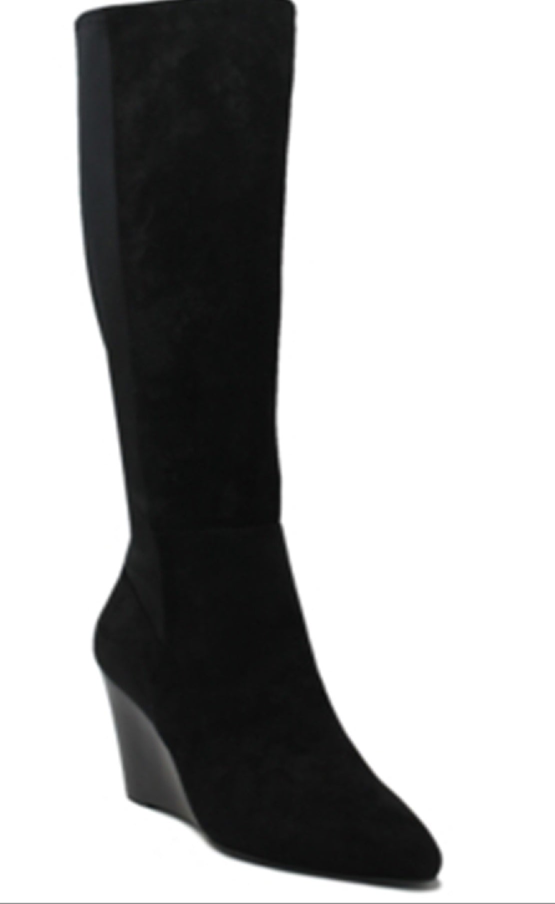 Charles By Charles David Women's Energy Wedge Knee High Boot Black Size 5.5 M