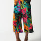 Joseph Ribkoff - Hibiscus Print Wide Leg Culotte