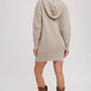 Bluivy - Delaney Chunky Waffle Hoodie Tunic Dress
