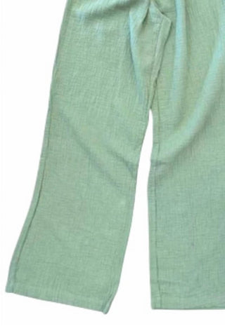 Bobi - Women's Smocked Waist Wide Leg Pants