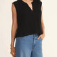 Z Supply - CLIFFSIDE V-NECK AIRY GAUZE TOP