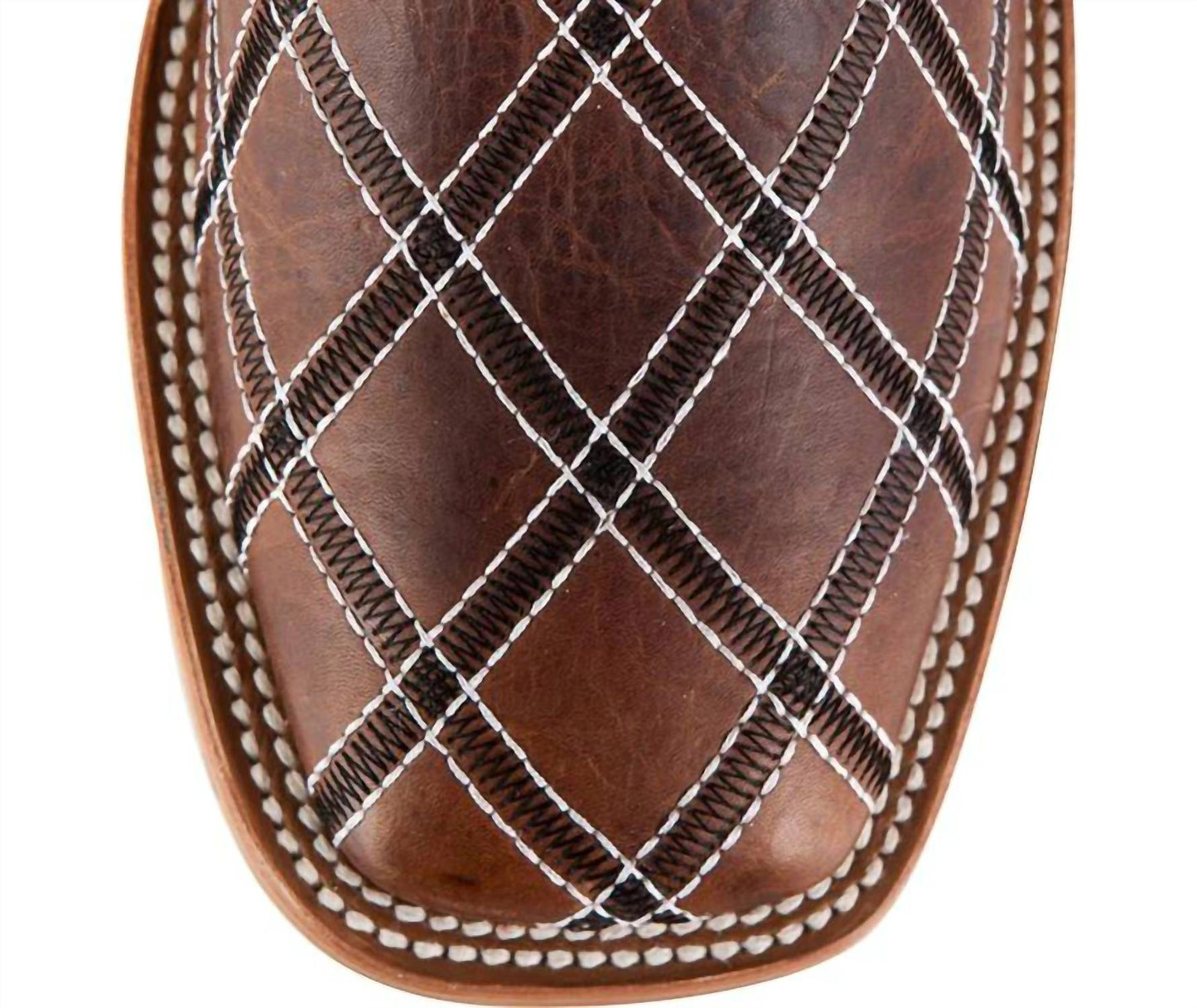 Anderson Bean Boots - Men's Moka Mad Dog Bone Leather Western Boot