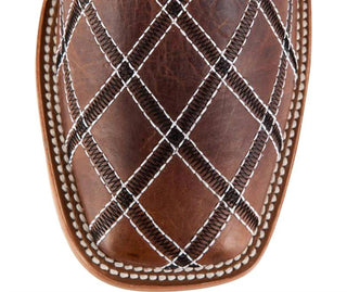 Anderson Bean Boots - Men's Moka Mad Dog Bone Leather Western Boot