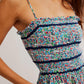 Free People - Bali Checked Out Printed Romper