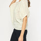 Entro - Sequin Short Sleeve Round Neck Top