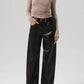 Agolde - Ayla Baggy Recycled Leather Pants