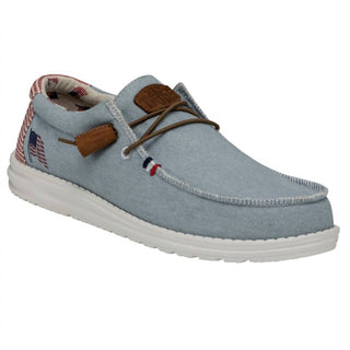 Hey Dude - Men’s Wally Americana Denim Stripe Shoes