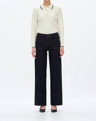 Bayeas - Katia Mid Rise Wide Leg Pants