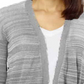 Calvin Klein Women's Long Cardigan Sweater Gray Size Large