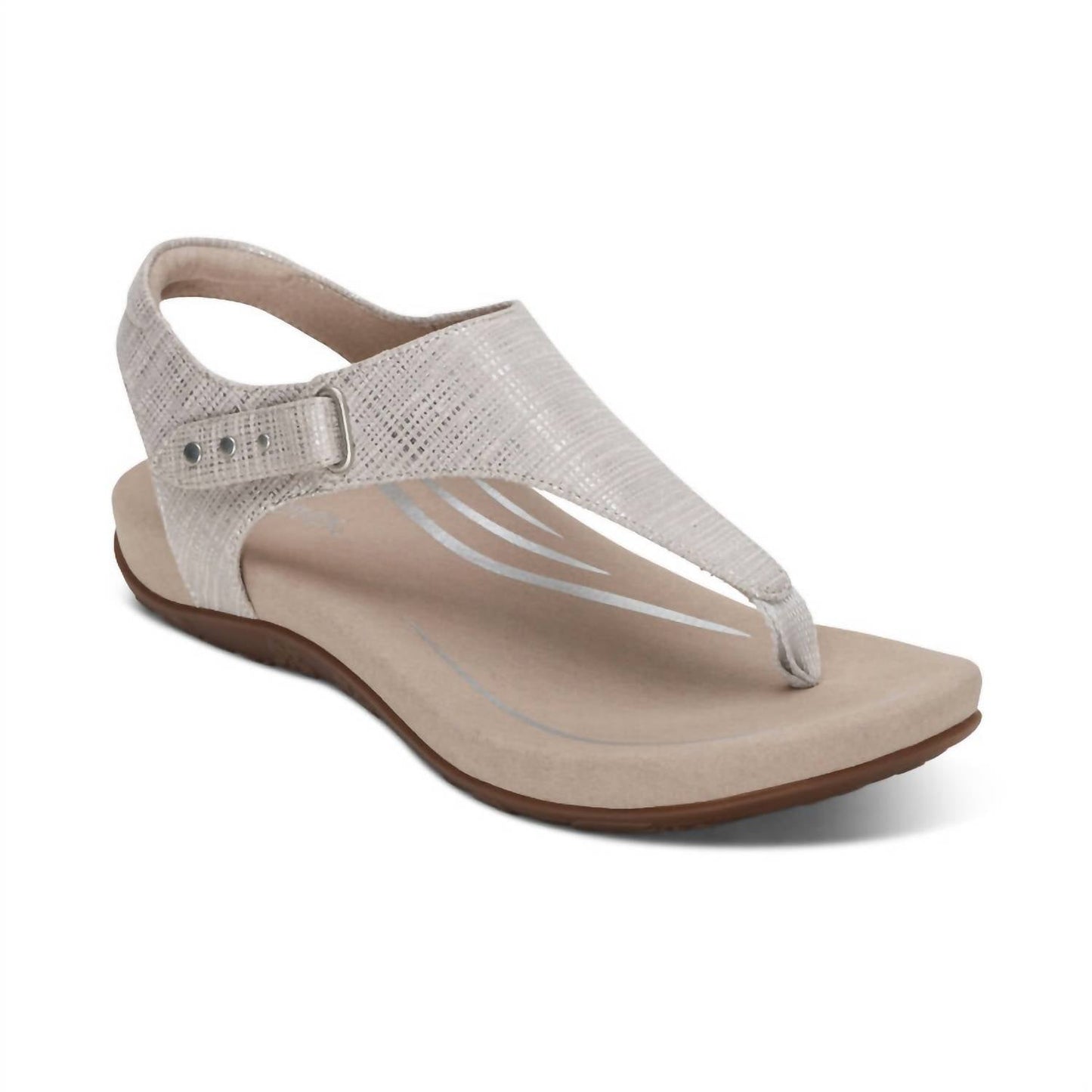 Aetrex - Ellie Adjustable Quarter Strap Sandal
