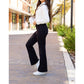 Julia Rose - Liz Crossover Bootcut Leggings with Pockets