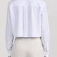 Good American - STRIPE UNIFORM SHIRT