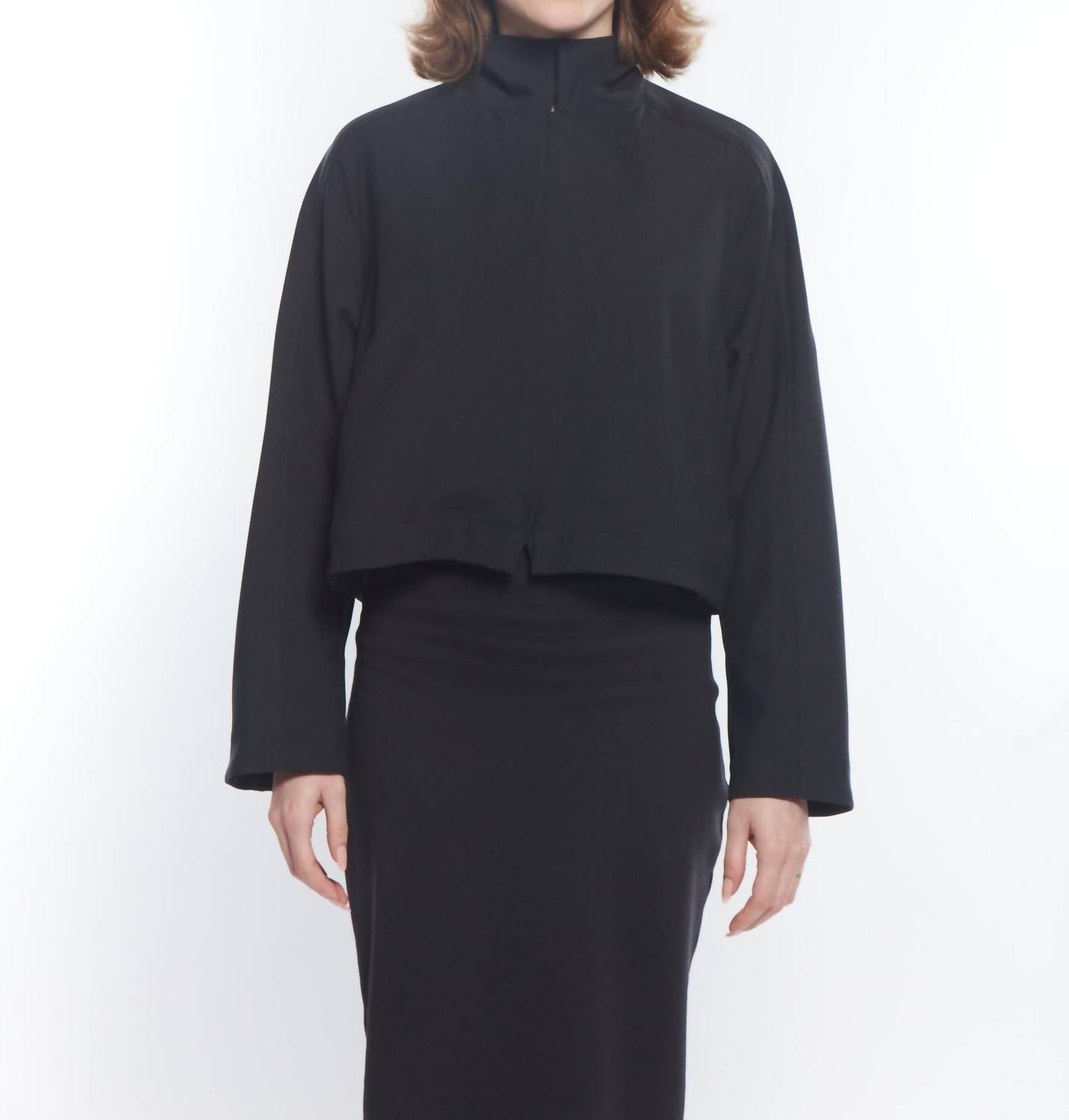 Matthildur - Leda Mock Neck Long Sleeve Jacket