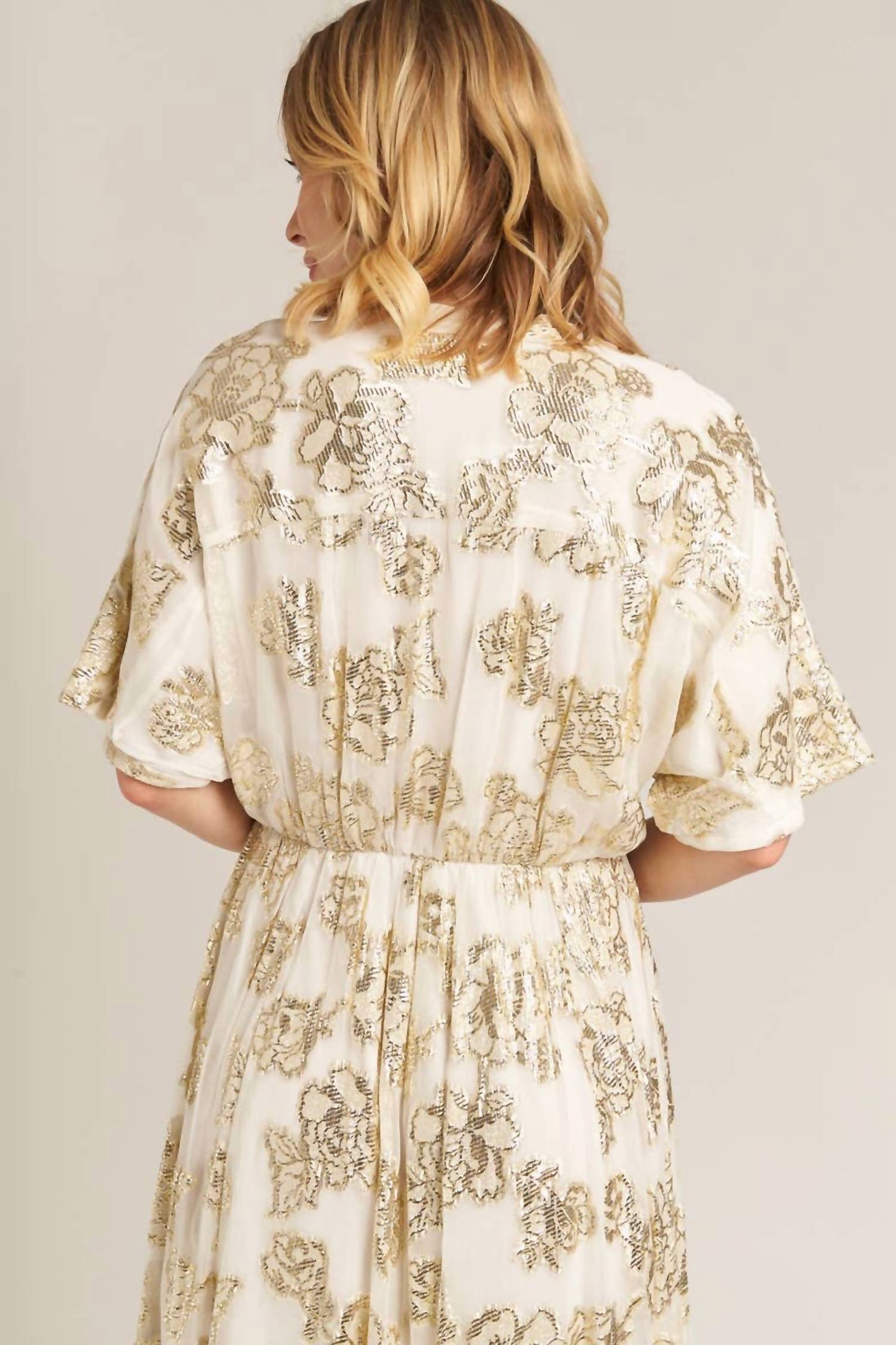 En Creme - Sands Foil Maxi Dress