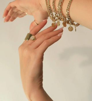 Eklexic - Women's Micro Royal Rolo Chain Bracelet