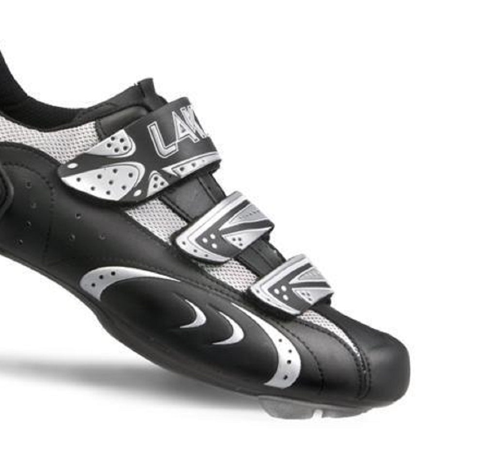 Lake Women's CX165 Mountain Cycling Shoe Black/Silver Size 38 M EU