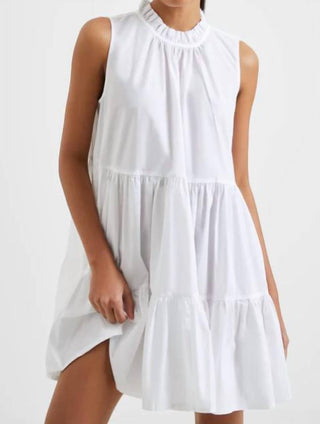 French Connection - Rhodes Poplin Sleeveless Tiered Dress