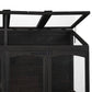 TOPMAX 78-inch Wooden Greenhouse Cold Frame with 4 Independent Skylights and 2 Folding Middle Shelves