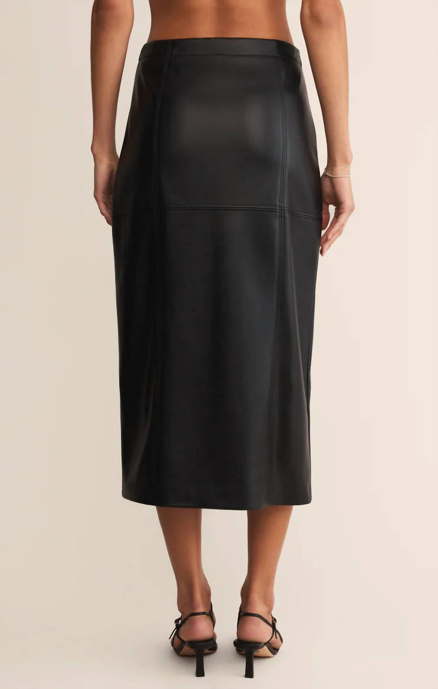 Z Supply - Reine Faux Leather Midi Skirt