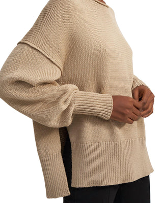 Theory - COTTON CHAINETTE CHUNKY PULLOVER SWEATER
