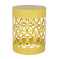Outdoor Metal Large End Table, Modern Design