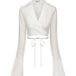 Matthew Bruch - Long Sleeve Wrap Top