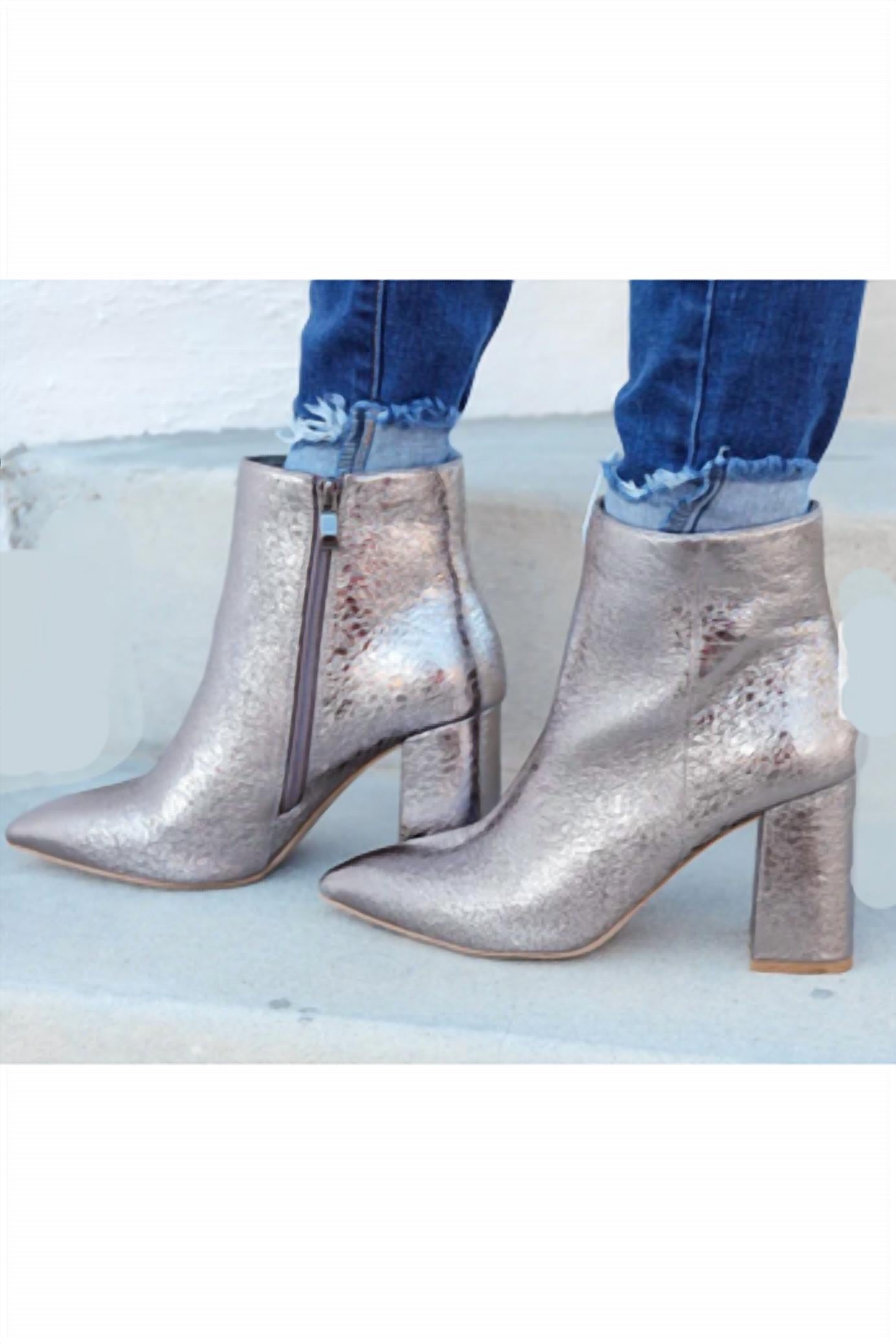 Shu Shop - Women's Baby I'm A Star Pewter Booties
