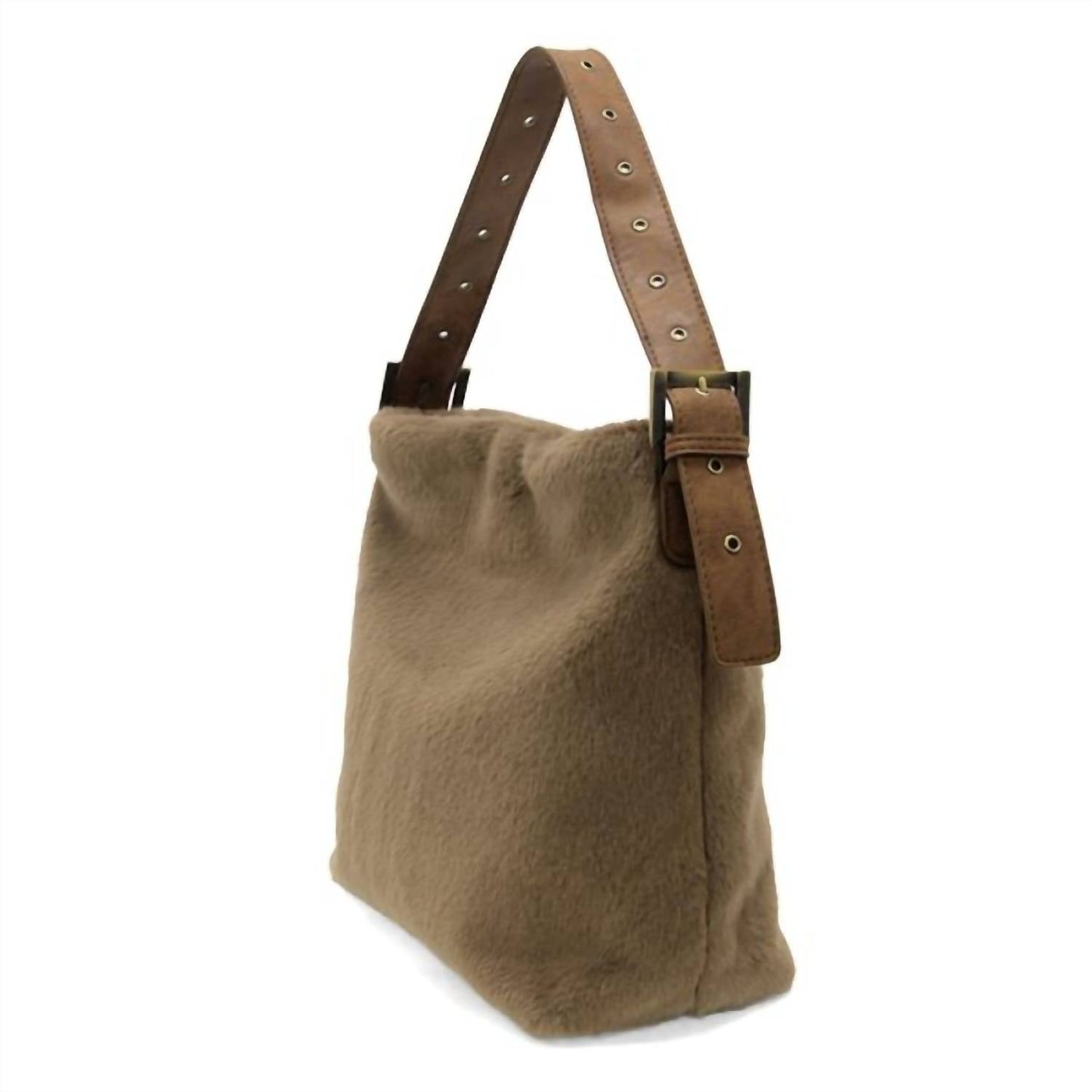 Joy Susan - Women's Teresa Faux Fur Hobo Bag