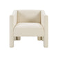Barrel Accent Chair With Enclosed Arms