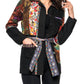 Adore - Belted Mix Media Jacket