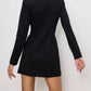 Good American - Ponte Embellished Blazer Dress