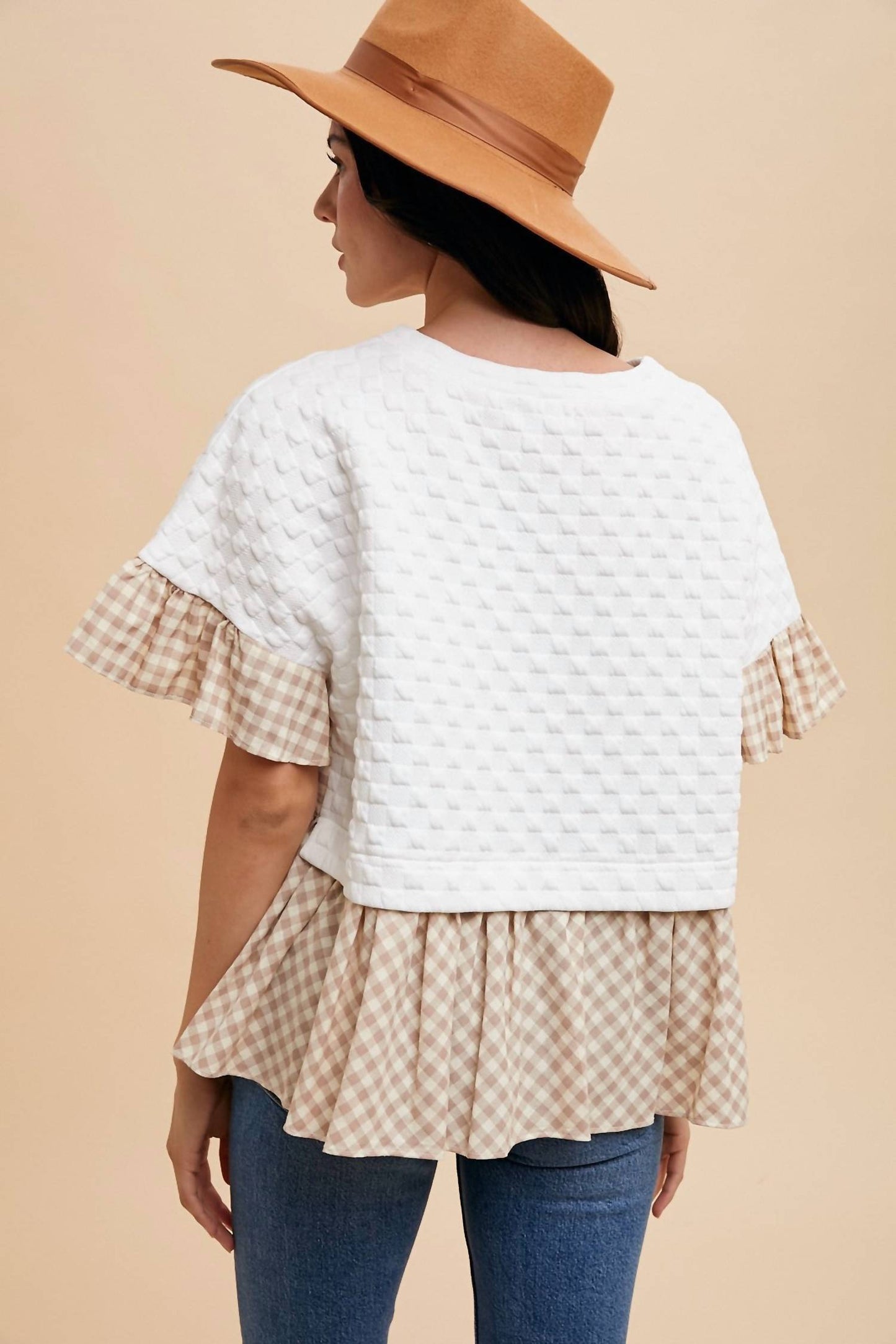 Anniewear - Gingham Grace Top