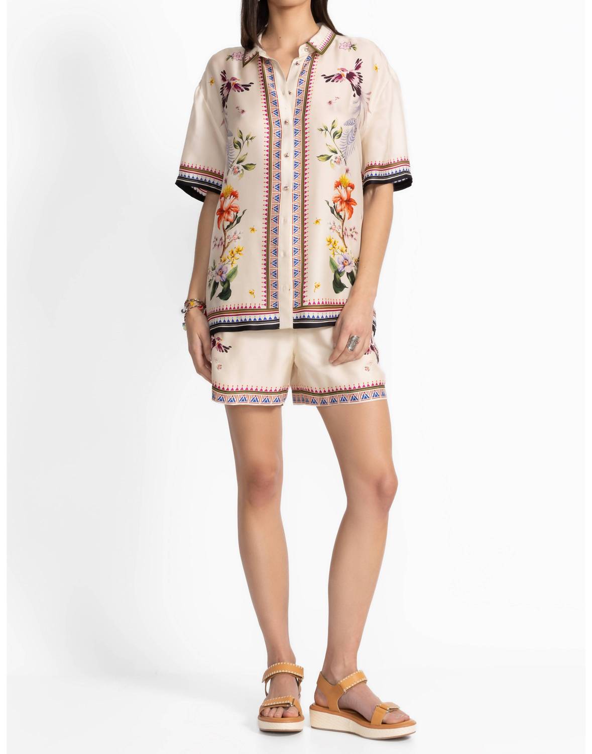 Johnny Was - Ophelia Button Down Camp Shirt
