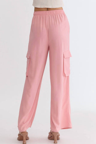 Entro - High Waisted Cargo Pants