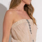 Elan - Croatia Strapless Embroidered Top