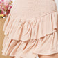 Blue B - Women's Ruffle Smocked Mini Skort