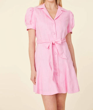 Dolce Cabo - Linen Belted Mini Dress