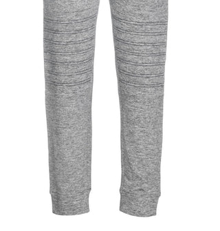 Univibe Men's Echo Space Dye Light Gray Knit Jogger Pants Gray Size X-Large