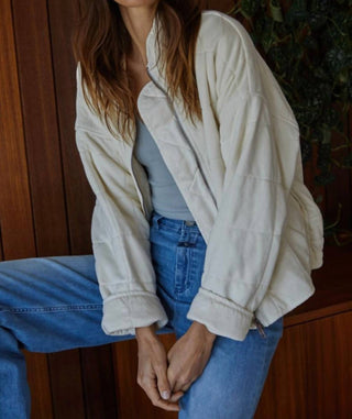 By Together - Quilted Mineral Washed Jacket