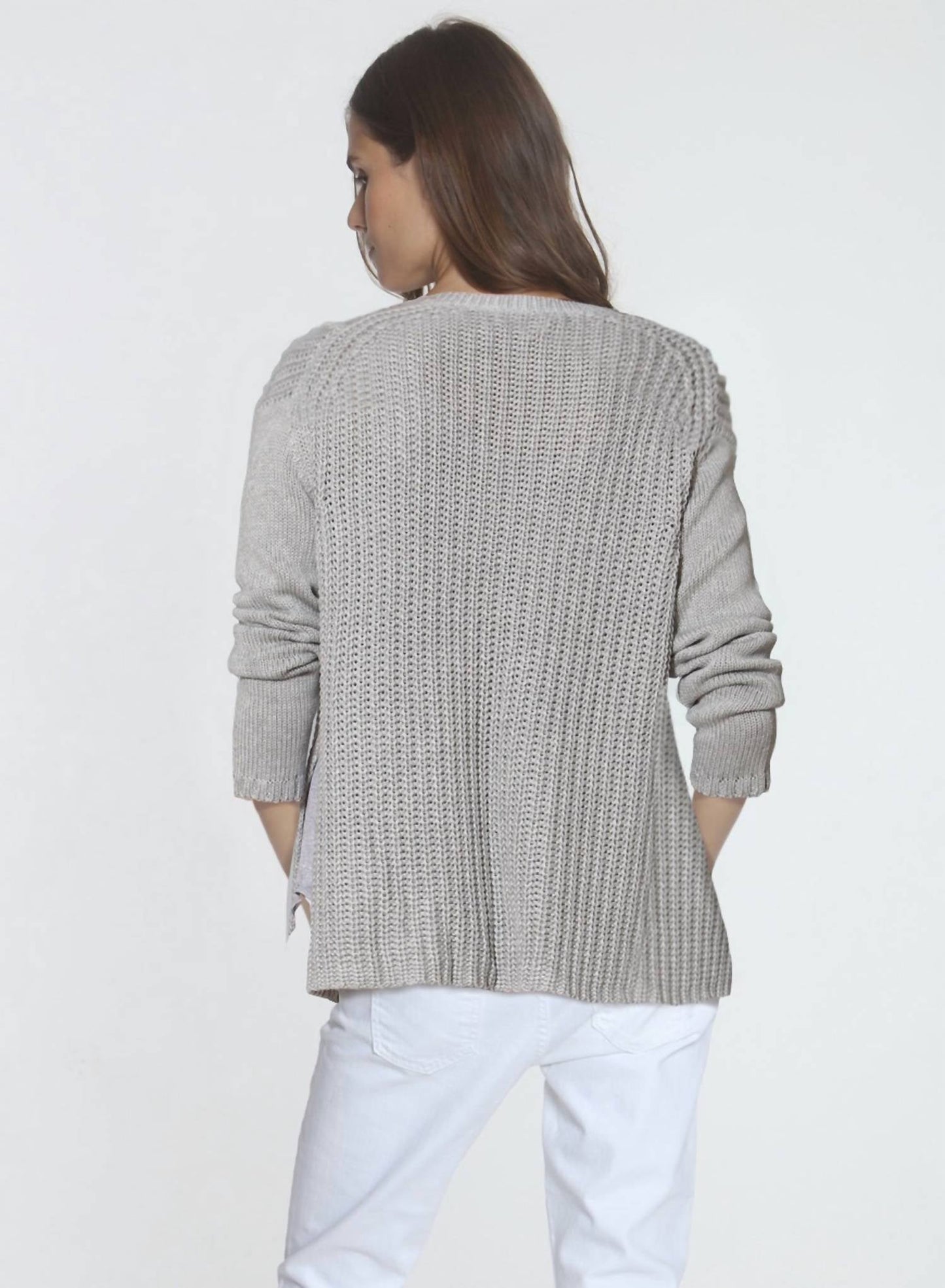 Label+Thread - Abigail Cable Vee Sweater
