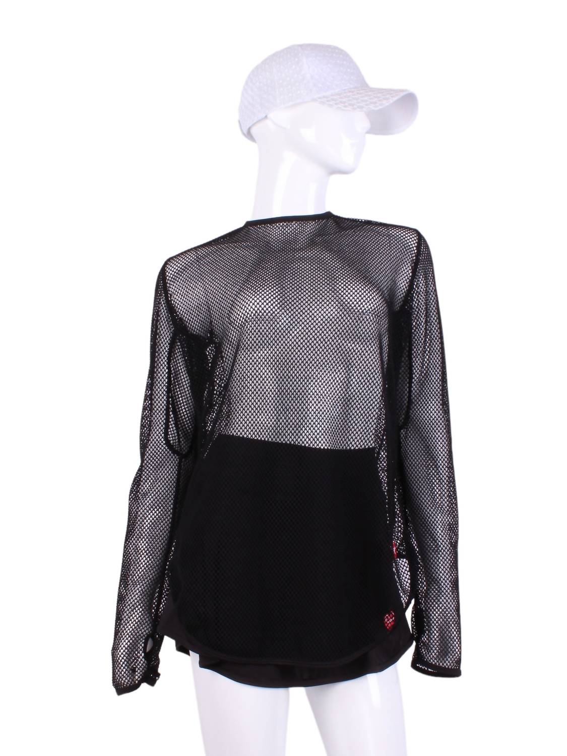 Love Love Tennis - Women's Fishnet Long Sleeve Tee