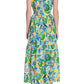 Donna Morgan Women's Floral Sleeveless Shirtdress Green Size 8