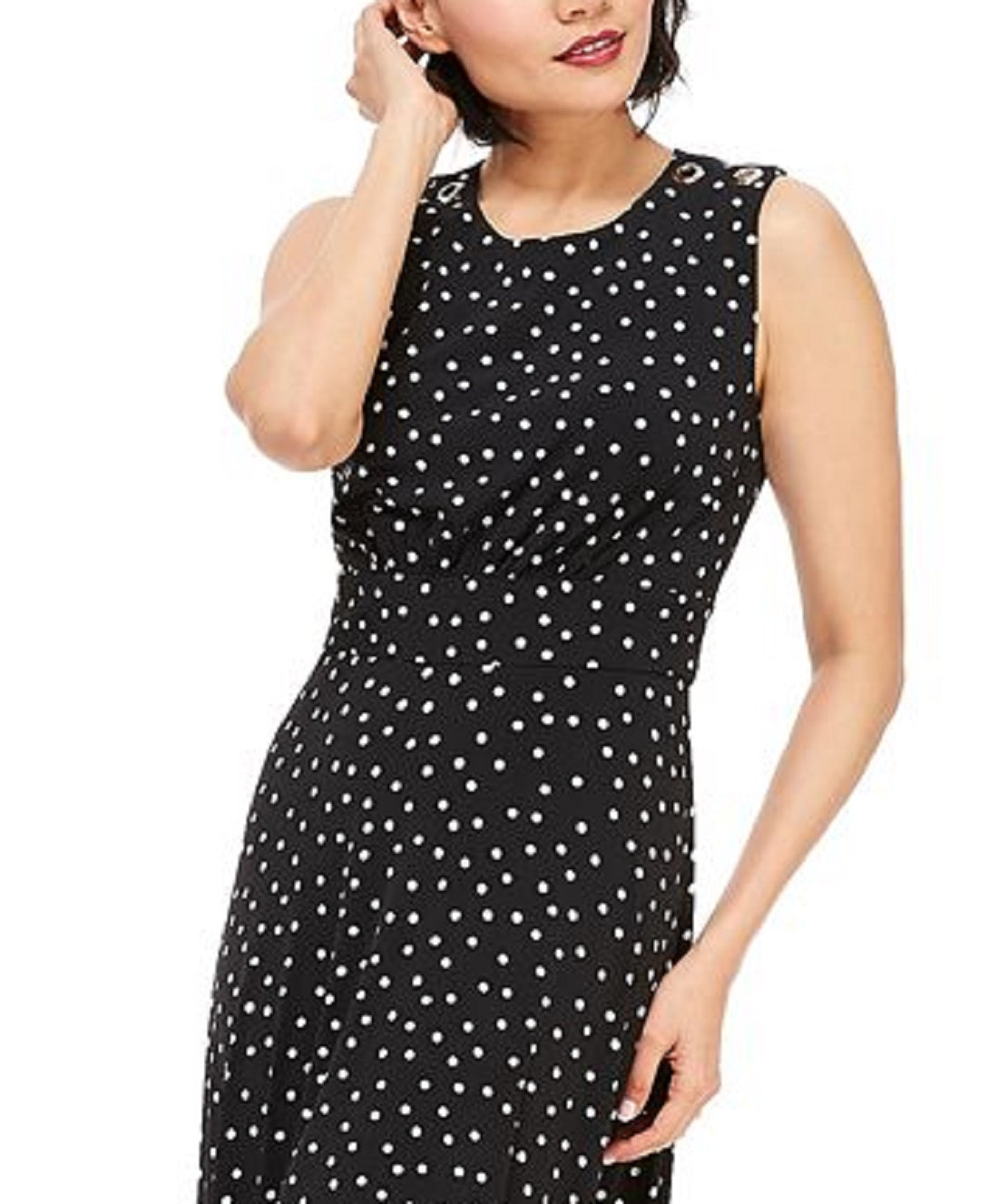 London Times Women's Fit & Flare Dress Blue Size 10Petite