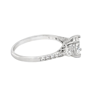Allyanna Gifts - Women's Round Moissanite Cluster Ring