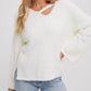 Bluivy - Callie Strappy Front Fuzzy Sweater