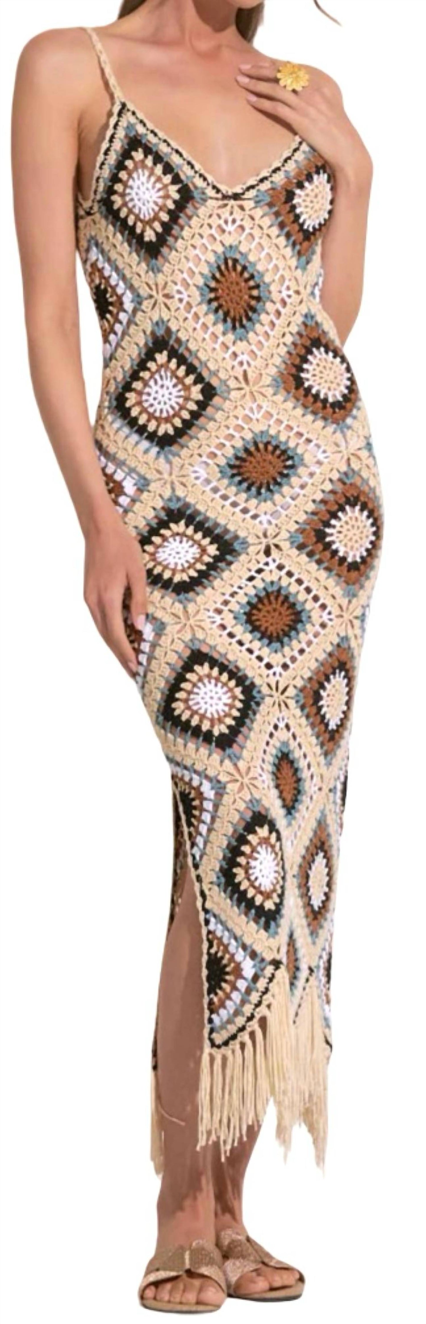 Elan - Crochet Midi Tank Dress